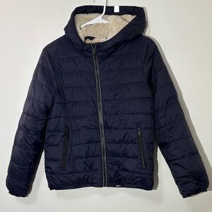 Abercrombie & Fitch Kids Navy Puffer Jacket Size 11/12